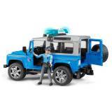 Bruder Внедорожник Land Rover Defender Station Wagon Полицейская с фигуркой