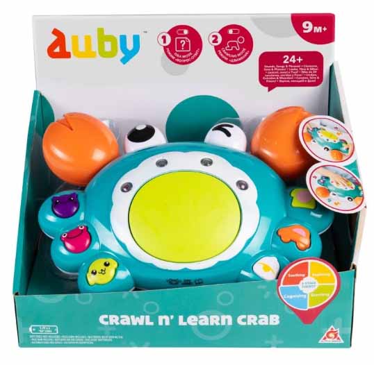 Auby Развивающая игрушка "Ползающий краб"