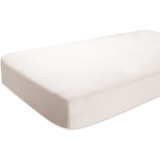 Aden&Anais Простынь на резинке из бамбука Earthly White / цвет белый