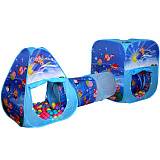 Две палатки / с туннелем / и шариками /