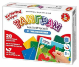 Игра настольная "Танграм магнитный с заданиями". Серия Магнитные истории