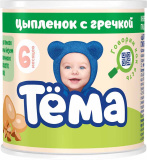 Тёма Пюре Цыпленок-гречка, с 6 месяцев, 90 г