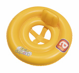 Bestway Круг надувной с сиденьем и спинкой двухкамерный Swim Safe, ступень А, 69 см (27'')