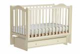 Лель Детская кроватка "Кубаночка-1" / универсальный маятник / цвет слоновая кость / БИ 37