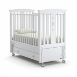 Nuovita Детская кровать Fasto swing продольный маятник / цвет Bianco/Белый