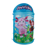 КОРЗИНА ДЛЯ ИГРУШЕК "ИГРАЕМ ВМЕСТЕ "ЛУНТИК" / РАЗМЕР 43*60СМ