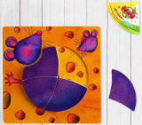 Лесная мастерская Рамка-вкладыш "Мышонок"