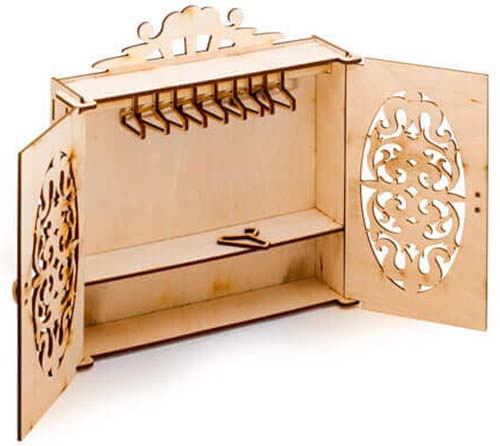 Теремок Конструктор "Шкаф для кукол Barbie"