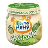 Пюре ФрутоНяня Organic яблочное натуральное 40г стекло / с 4месяцев