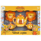Играем Вместе Набор посуды "Оранжевая корова" пластик / желтый