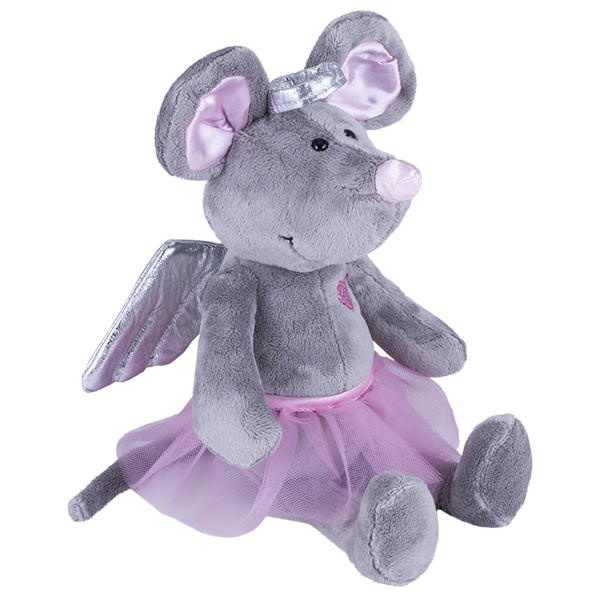 Softoy Игрушка Мышь в юбке и с крылышками, 26 см S882/15