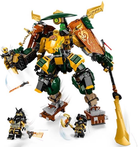 Lego Конструктор Ninjago "Командные роботы ниндзя Ллойда и Арин"