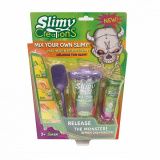 Slimy Слайми. Набор для создания слайма Монстры с игрушкой, фиолетовый