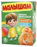 ФрутоНяня Малышам Нектар мультифруктовый, с 8 месяцев, 0,33 л