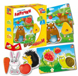 Vladi Toys Развивающая игра - липучки "Вкусняшки"