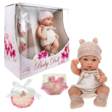 1toy PREMIUM Пупс в розов.одежде 30 см, с 2мя предметами одежды, премиум кор. 