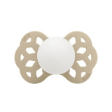 Пустышка силиконовая ночная BIBS Infinity Glow Symmetrical - Vanilla, 6+ месяцев.