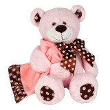 Maxitoys Мишка Лаки с Полотенцем, 20 См