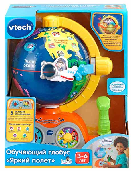 Vtech Обучающий глобус "Яркий полёт"