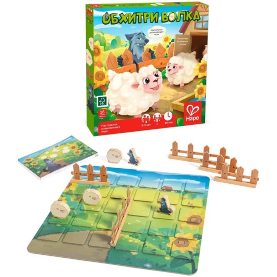 (м)Настольная игра "Пора играть!" Обхитри волка