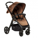 Moon КоляскаJet city Fox Nylon Stripe (504) 2019 / коричневый