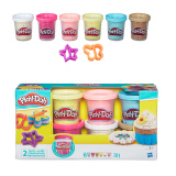 Play-doh игровой набор из 6 баночек с конфетти