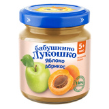 Бабушкино Лукошко Пюре из Яблок и Абрикосов с 4 мес 100г