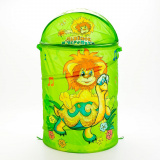 Играем вместе корзина для игрушек "львёнок и черепаха" / цвет зеленый