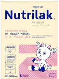 Nutrilak Смесь на основе козьего молока Premium 2, с пребиотиками, 600 г