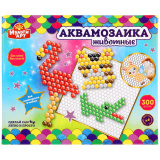 Мульти Арт Набор для детского творчества Аквамозаика. Животные 315234 / разноцветный