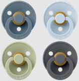 Bibs Набор латексных пустышек Studio Colour, 0+ месяцев Petrol, Sage, Baby Blue, Iron