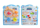 ABtoys Веселое купание Сачок и 4 фигурки, 2 вида