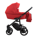 Bebetto Детская коляска 2 в 1 Luca / цвет красный 15, рама черная