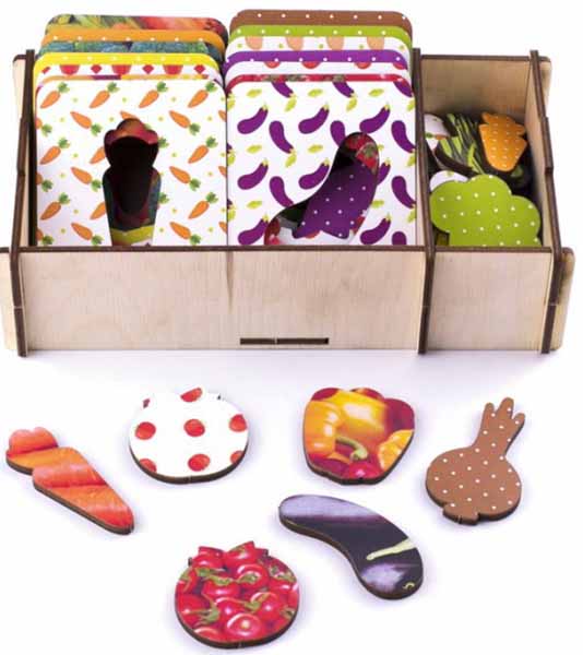 Woodland Деревянная игрушка "Доски Сегена. Овощи"