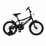 City-Ride Детский велосипед Spark, диски 16 стальные, крылья пластик, цвет / синий