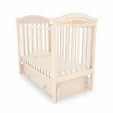 Гандылян Детская кроватка "Даниэль" Люкс универсальный маятник / цвет слоновая кость
