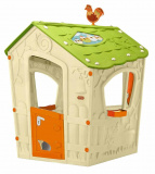Keter Игровой дом "Magic" с петушком, цвет / белый экрю - салатовый экрю