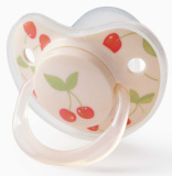 Happy baby Пустышка силиконовая симметричная Cherry, 12-24 месяца