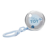 Suavinex Держатель для пустышки TOY / цвет голубой