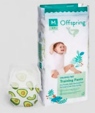Offspring Трусики-подгузники, размер M 6-11 кг, 22 штуки / расцветка Авокадо