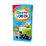 Фрутоняня Сок из яблок и черной смородины 0,2л