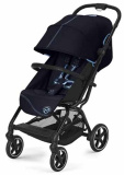 Cybex Прогулочная коляска Eezy S+ 2 BLK с бампером / цвет Ocean Blue (темно-синий)