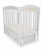Гандылян Детская кроватка "Даниэль" Люкс универсальный маятник / цвет белая ночь