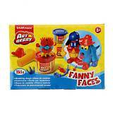 Набор для лепки Artberry - Funny Faces "Забавные герои", 3 цвета