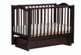Лель Детская кроватка "Кубаночка-1" БИ 37 маятник универсальный /  цвет махагон