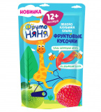 Фрутоняня Фруктовые кусочки из яблок, клубники и банана 15гр