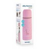 Miniland Детский термос для жидкостей Silky Thermos 350 мл, розовый