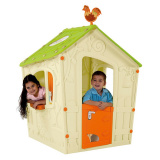Keter Magic Игровой Дом Волшебный с петушком Белый/Экрю/Салатовый 110x110x146h