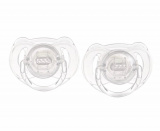 Philips avent серия classic соска-пустышка силиконовая 6-18 месяцев, 2 шт.