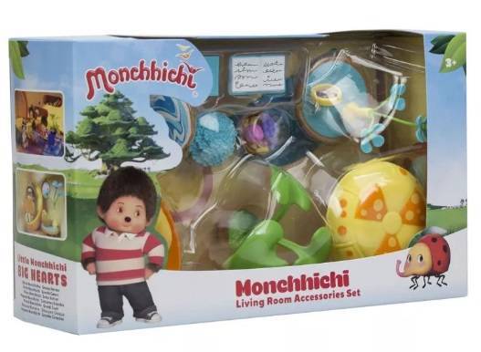 Monchhichi Набор аксессуаров для гостиной комнаты (с голубым ковром)